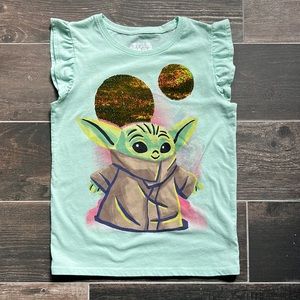 Star Wars Baby Yoda Grogu Girls Shirt